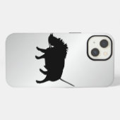 Etui iPhone 13 Argent Phacochère (Verso Horizontal)