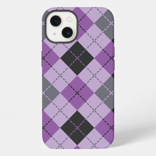 Etui iPhone 13 Argyle design (Verso)