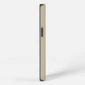 Etui iPhone 13 Arrière-plan beige clair doux – Conception de mari (Côté droit)