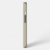 Etui iPhone 13 Arrière-plan beige clair doux – Conception de mari (Côté gauche)