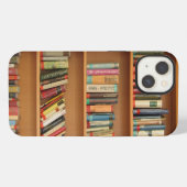 Etui iPhone 13 arrière - plan de bibliothèque (Verso Horizontal)