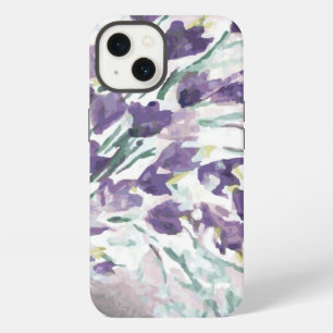 Etui iPhone 13 Arrière - plan grunge d'aquarelle avec des cloches