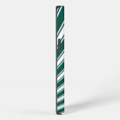 Etui iPhone 13 Arrière - plan rétro Turquoise vert Funky Sun Rays (Côté droit)
