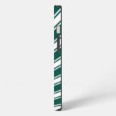 Etui iPhone 13 Arrière - plan rétro Turquoise vert Funky Sun Rays (Côté gauche)