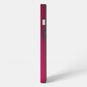 Etui iPhone 13 Arrière - plan rose (Côté gauche)