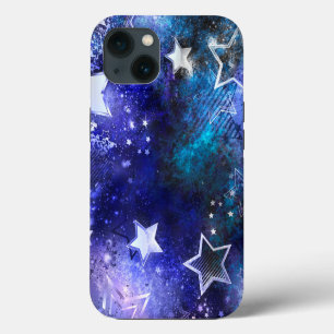 Etui iPhone 13 Arrière - plan spatial avec étoiles