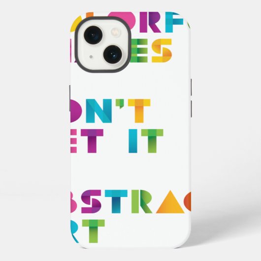 Etui iPhone 13 Art abstrait (Verso)