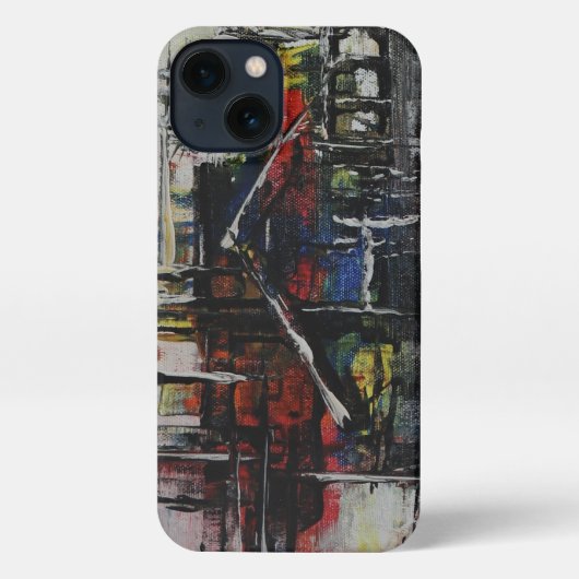 Etui iPhone 13 Art Abstrait (Verso)
