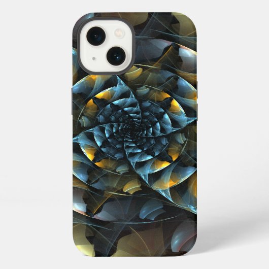 Etui iPhone 13 Art abstrait à roue (Verso)
