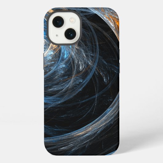 Etui iPhone 13 Art abstrait autour du monde (Verso)