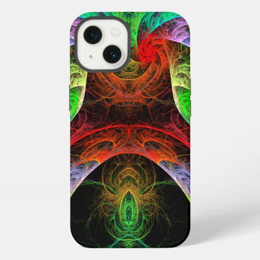 Etui iPhone 13 Art abstrait Carnaval (Verso)