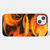 Etui iPhone 13 Art Abstrait Fireball (Verso Horizontal)