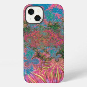 Etui iPhone 13 Art abstrait fractal de récif corallien