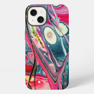 Etui iPhone 13 Art Abstrait Peinture Moderne-