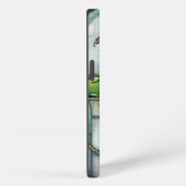Etui iPhone 13 Art de fantaisie de fées du dragon vert Fées (Côté droit)