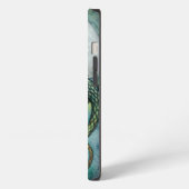 Etui iPhone 13 Art de fantaisie de fées du dragon vert Fées (Côté gauche)