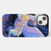 Etui iPhone 13 Art de fantasy de Pégase (Verso Horizontal)