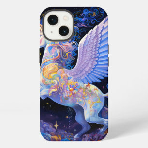 Etui iPhone 13 Art de fantasy de Pégase