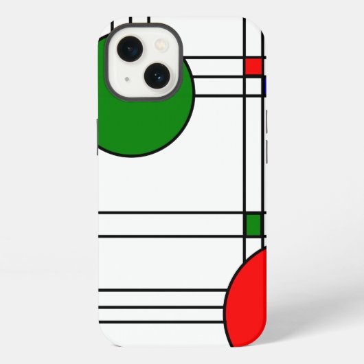 Etui iPhone 13 Art déco (Verso)