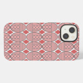 Etui iPhone 13 Art Deco Ovals (Verso Horizontal)