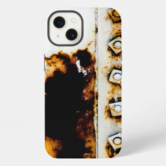Etui iPhone 13 Art en Rust - Fun Cool Unique (Verso)