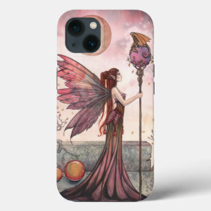 Etui iPhone 13 Art fantastique de fée et de dragon