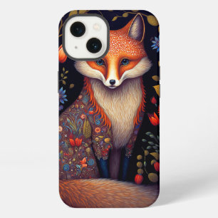 Etui iPhone 13 Art fantastique forestier au renard fantaisiste