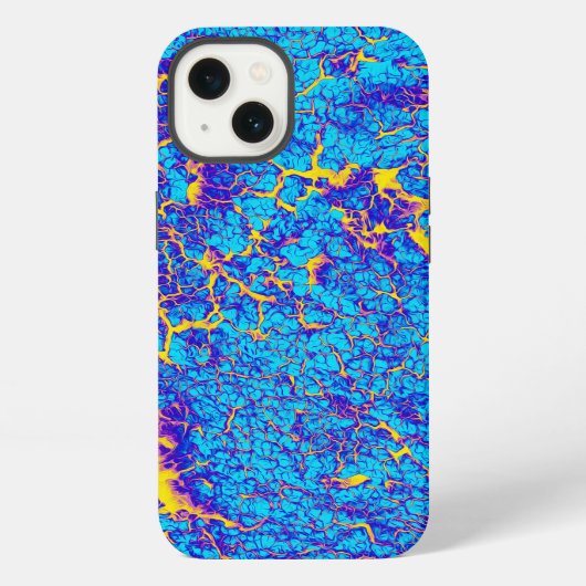 Etui iPhone 13 Art numérique abstrait moderne cool (Verso)