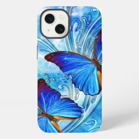 Etui iPhone 13 Art papillon 37 Options (Verso)