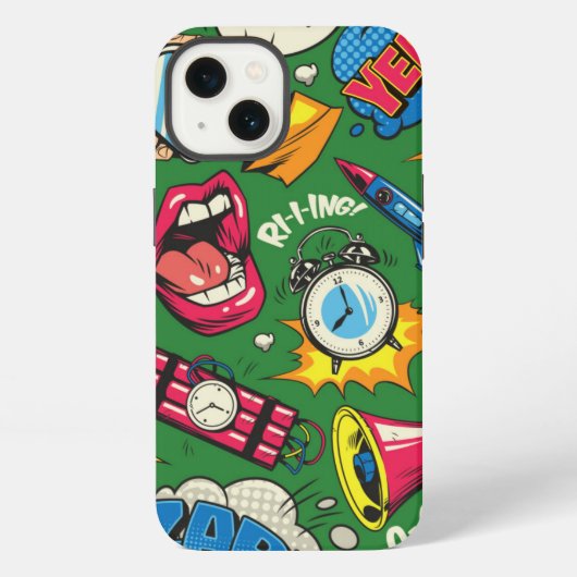 Etui iPhone 13 Art Populaire (Verso)