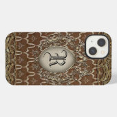 Etui iPhone 13 Aspley Monogram (Verso Horizontal)