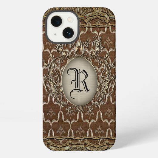 Etui iPhone 13 Aspley Monogram (Verso)