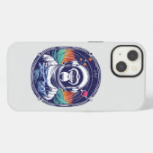 Etui iPhone 13 Astronaute Singe de l'Espace (Verso Horizontal)