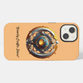 Etui iPhone 13 "Aube cosmique" (Verso Horizontal)