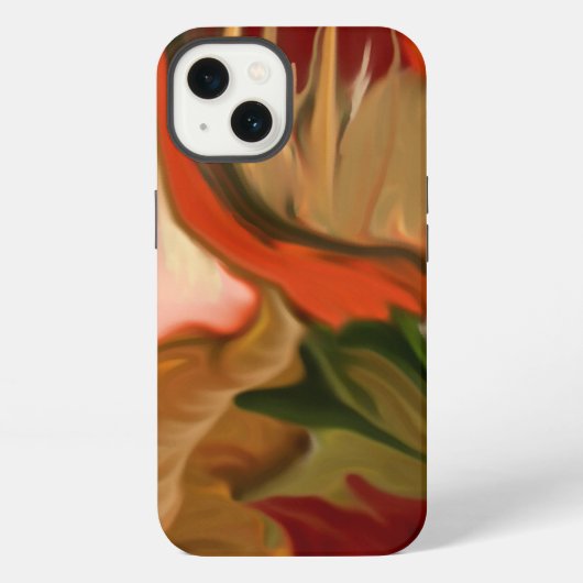 Etui iPhone 13 Automne Cornucopia Art Abstrait (Verso)