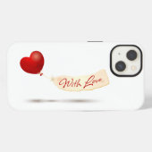 Etui iPhone 13 Avec amour (Verso Horizontal)