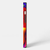 Etui iPhone 13 Avocat Tropical, Fraise et Mangue. Acheter Mainten (Côté gauche)