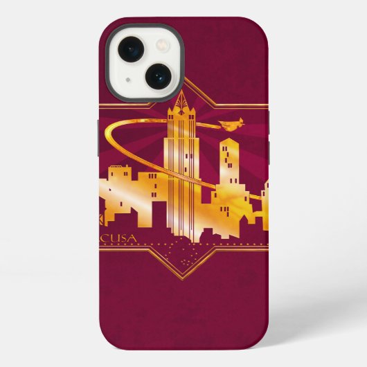Etui iPhone 13 Badge graphique MACUSA™ (Verso)