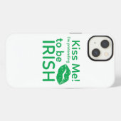 Etui iPhone 13 baiser irlandais (Verso Horizontal)