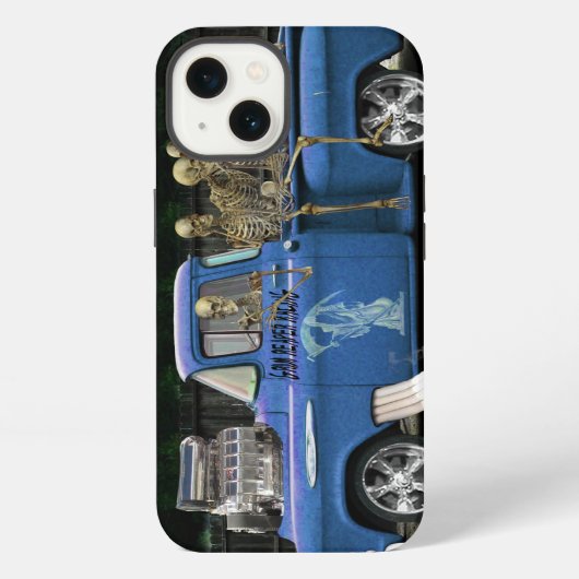 Etui iPhone 13 Balade en squelette (Verso)
