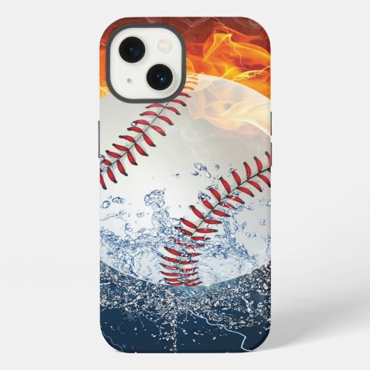 Etui iPhone 13 Balle de baseball (Verso)