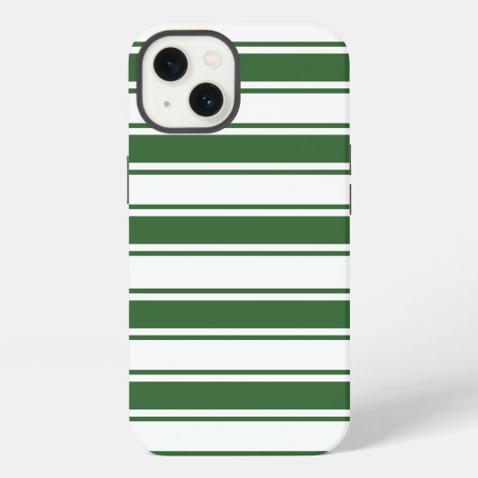 Etui iPhone 13 Bande horizontale verte (Verso)