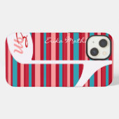 Etui iPhone 13 Bandes avec note musicale (Verso Horizontal)