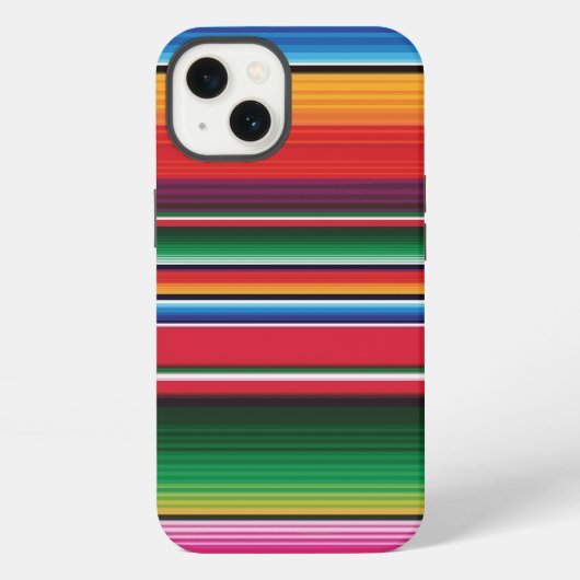 Etui iPhone 13 Bandes colorées (Verso)