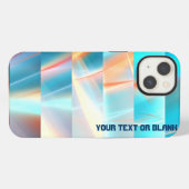Etui iPhone 13 Bandes de soleil couchant (Verso Horizontal)