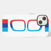 Etui iPhone 13 bandes et reins BMW M (Verso Horizontal)