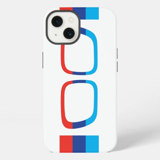 Etui iPhone 13 bandes et reins BMW M (Verso)