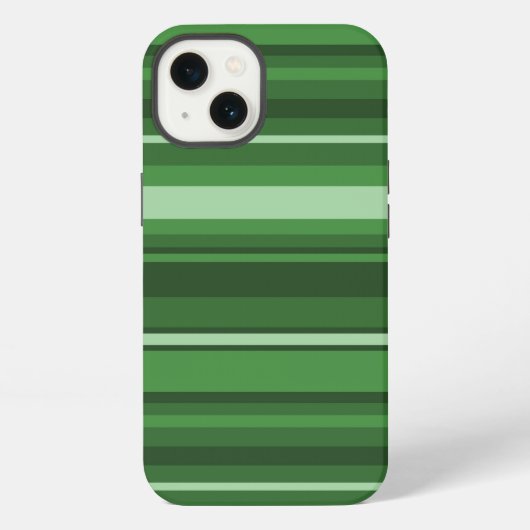 Etui iPhone 13 Bandes vertes Coque-coque iphone Mate (Verso)