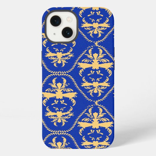 Etui iPhone 13 Baroque Damassé #5 @ Sonoletre (Verso)