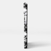 Etui iPhone 13 Baroque Gothique Stripe crâne (Côté gauche)